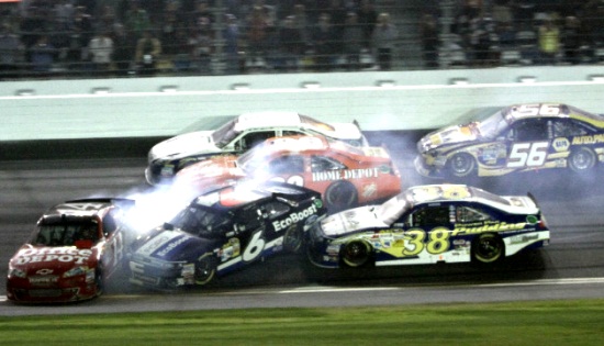 Daytona 500 crash