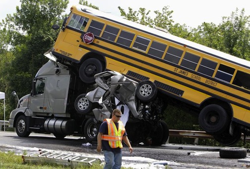 Texting while driving accident