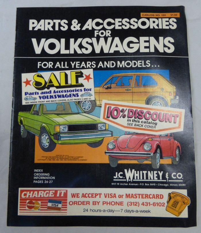 J.C. Whitney VW catalog