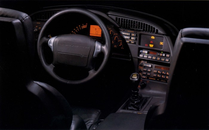 1990 ZR-1 interior